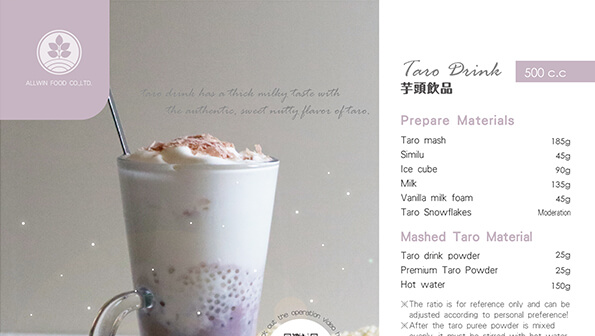 Taro Drink Recipe