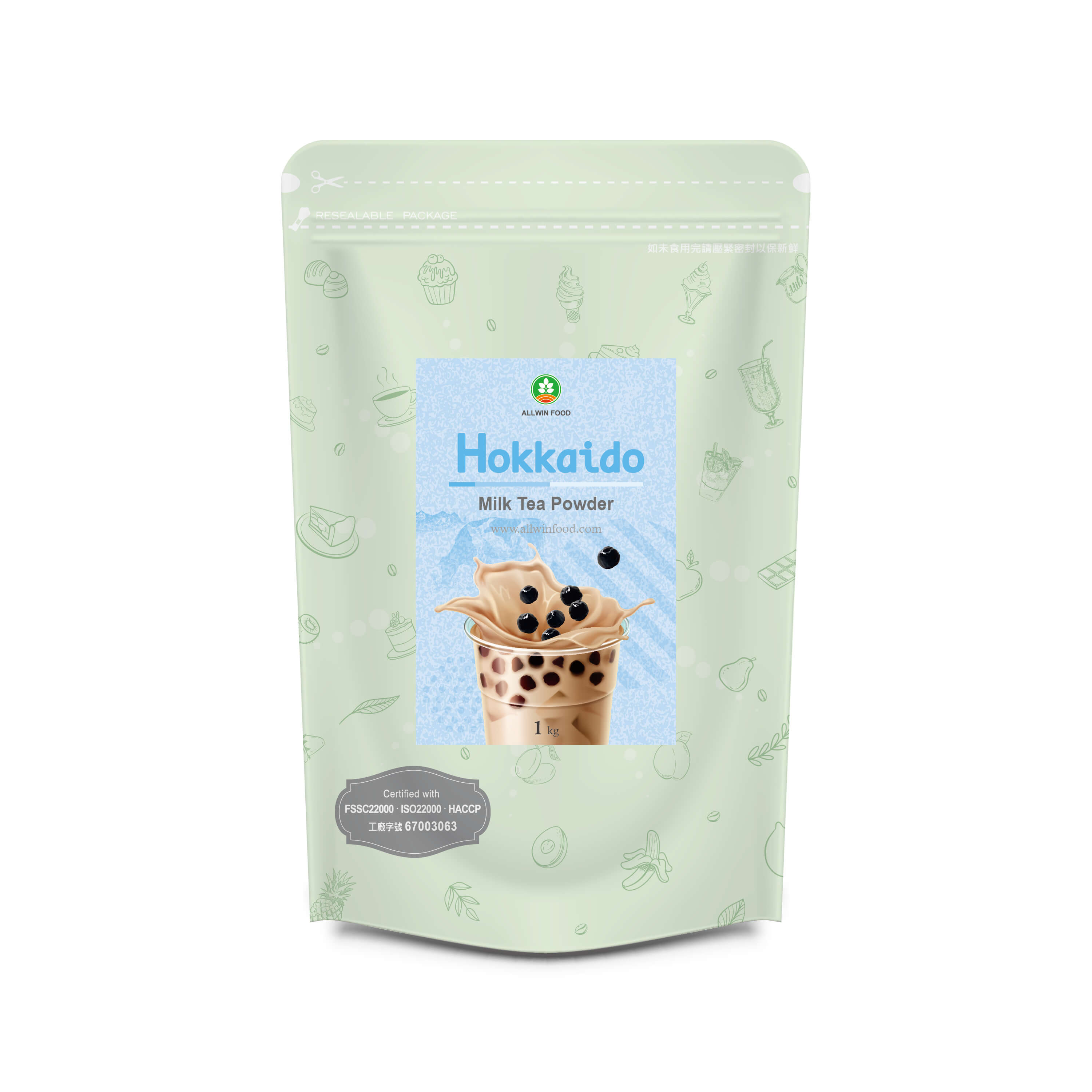 Bagged Hokkaido Milk Tea Powder