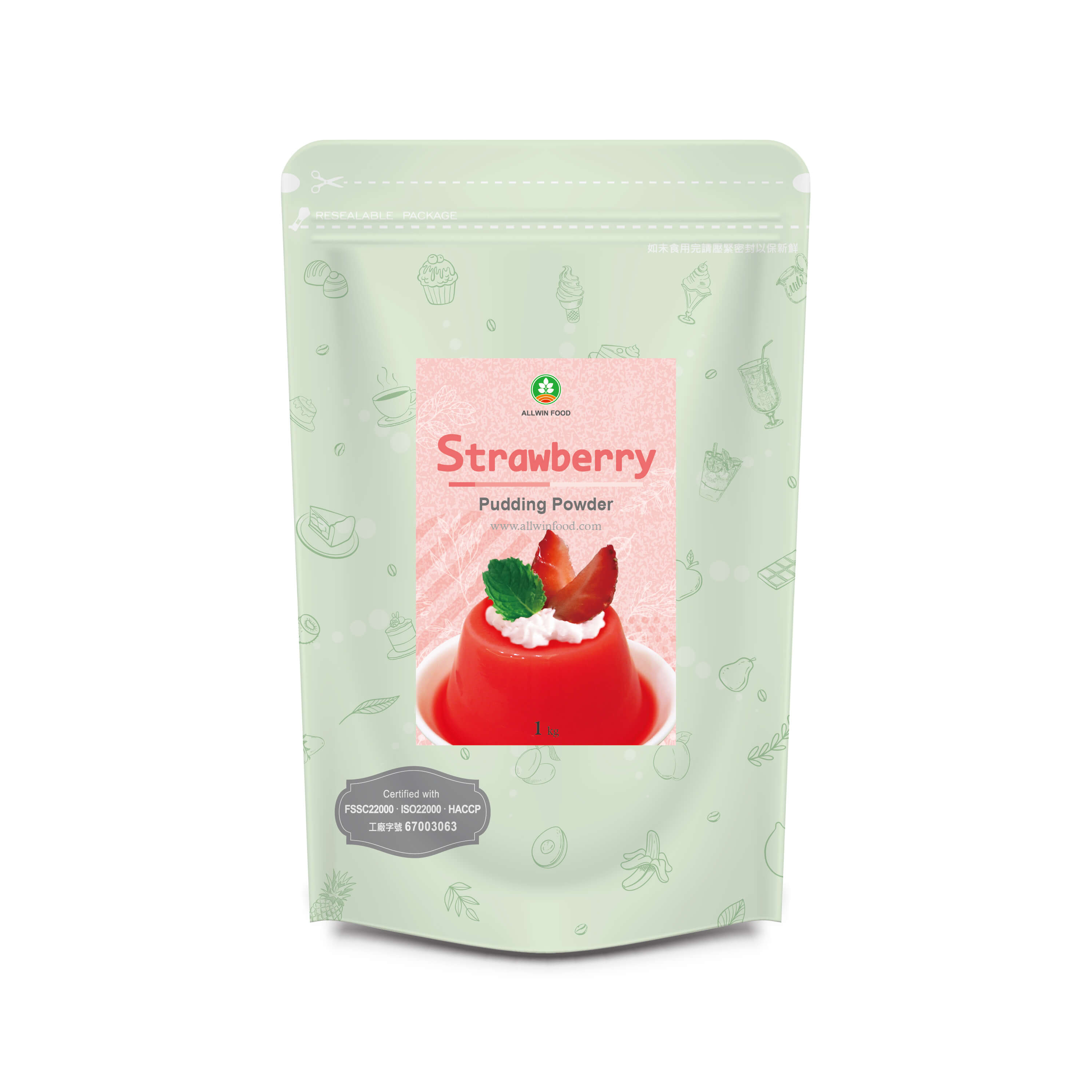 Strawberry Pudding Powder