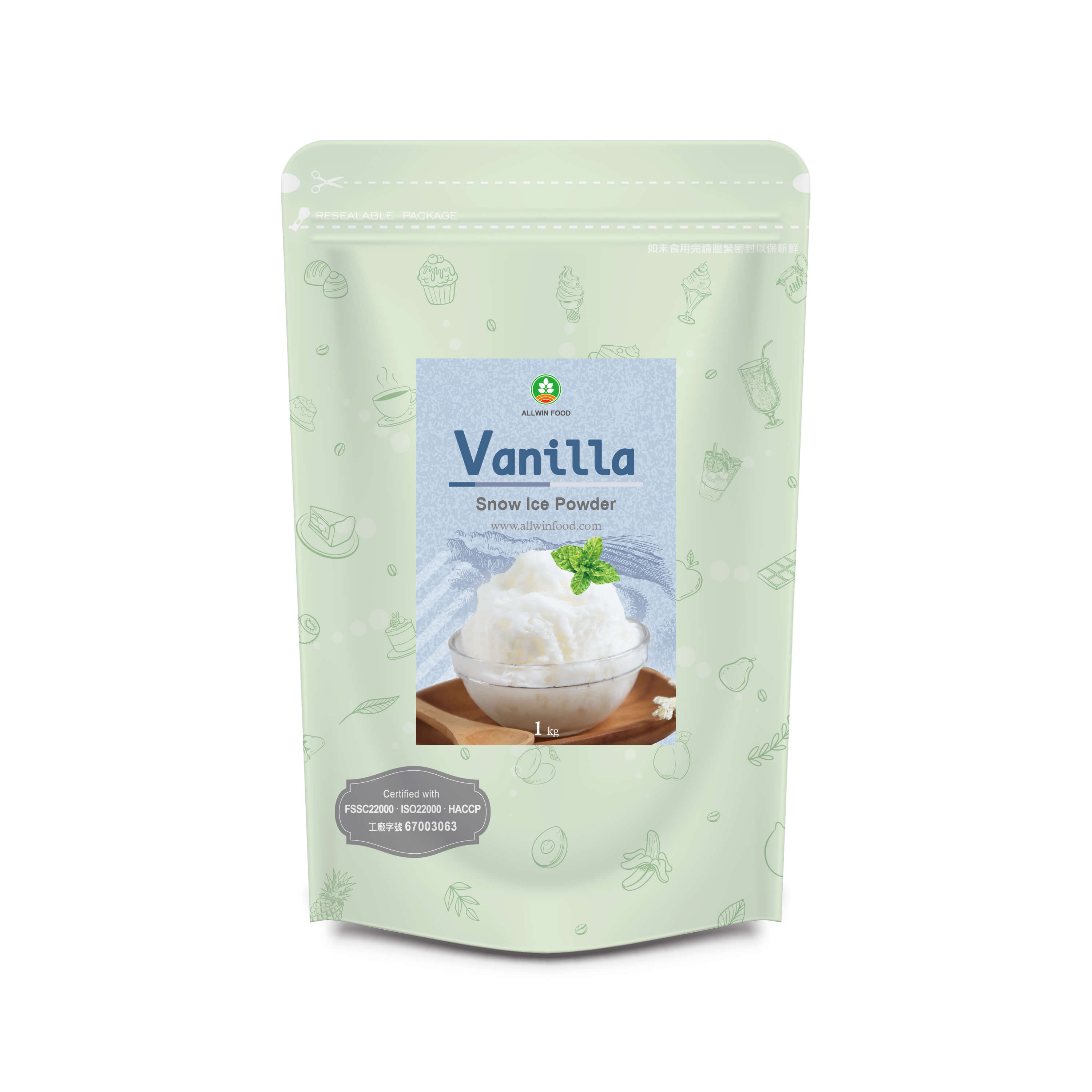 Vanilla Snow Ice Powder