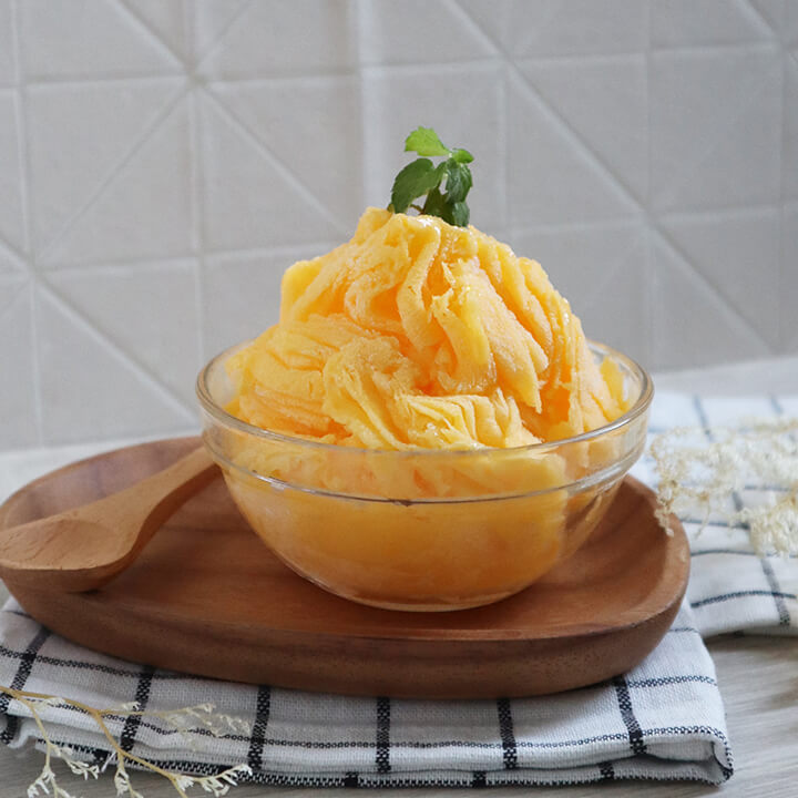 Mango Snow Ice Powder Mix  Taiwanese Shaved Snow Ice Supplier –