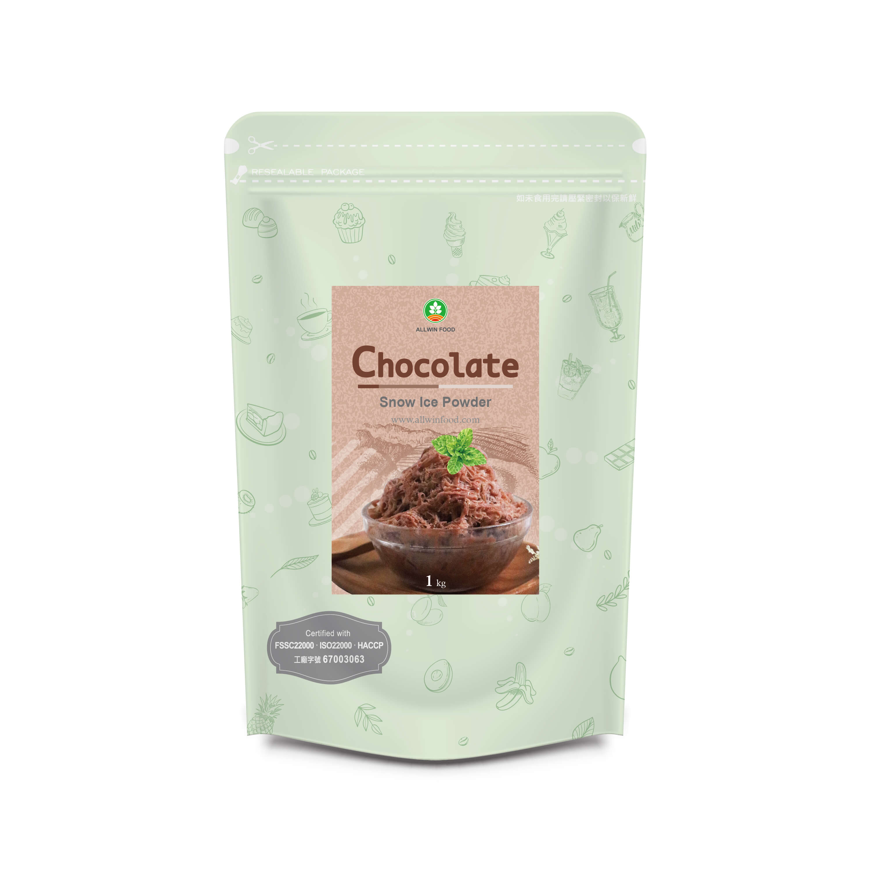 Chocolate Snow Ice Powder