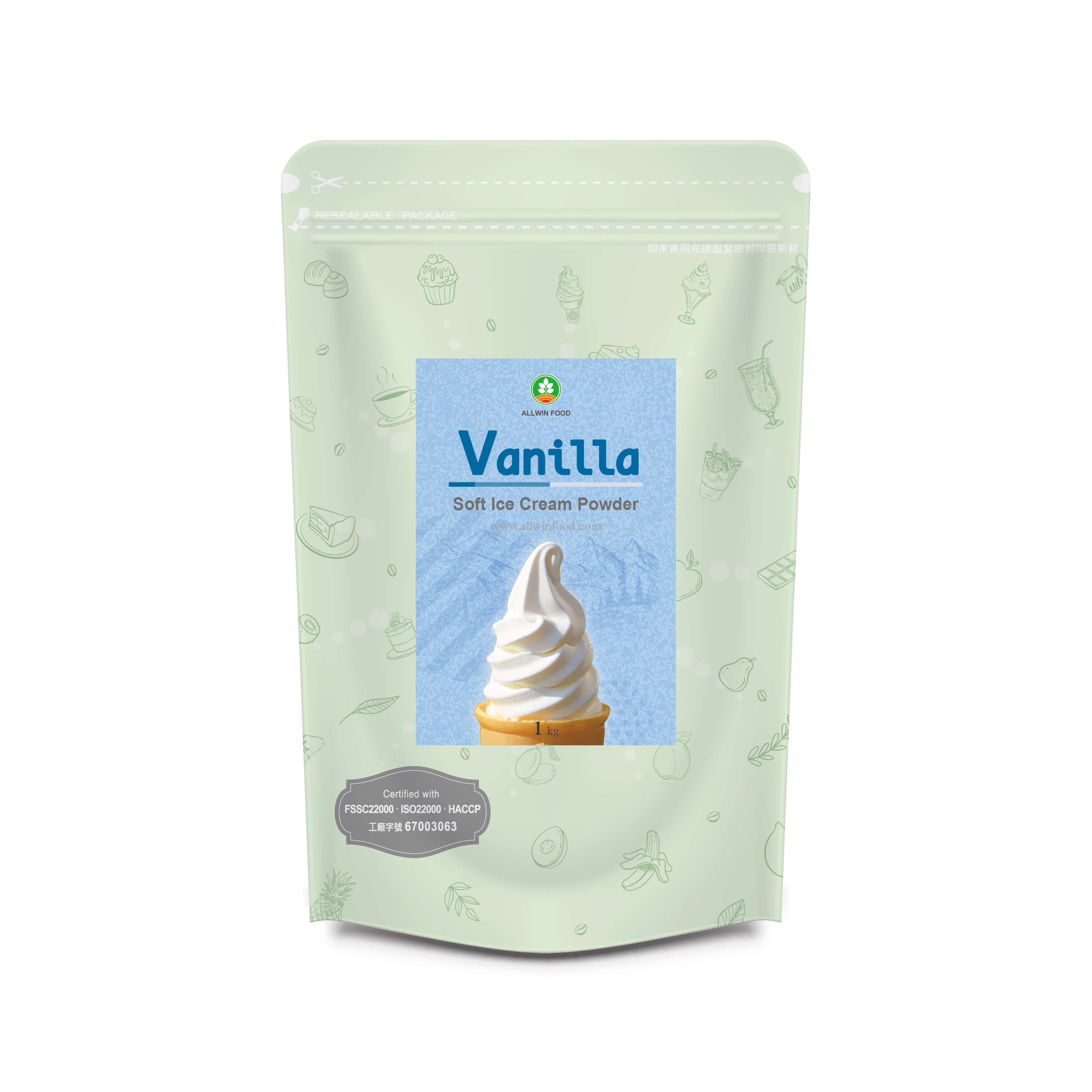 Vanilla Soft Ice Cream Powder