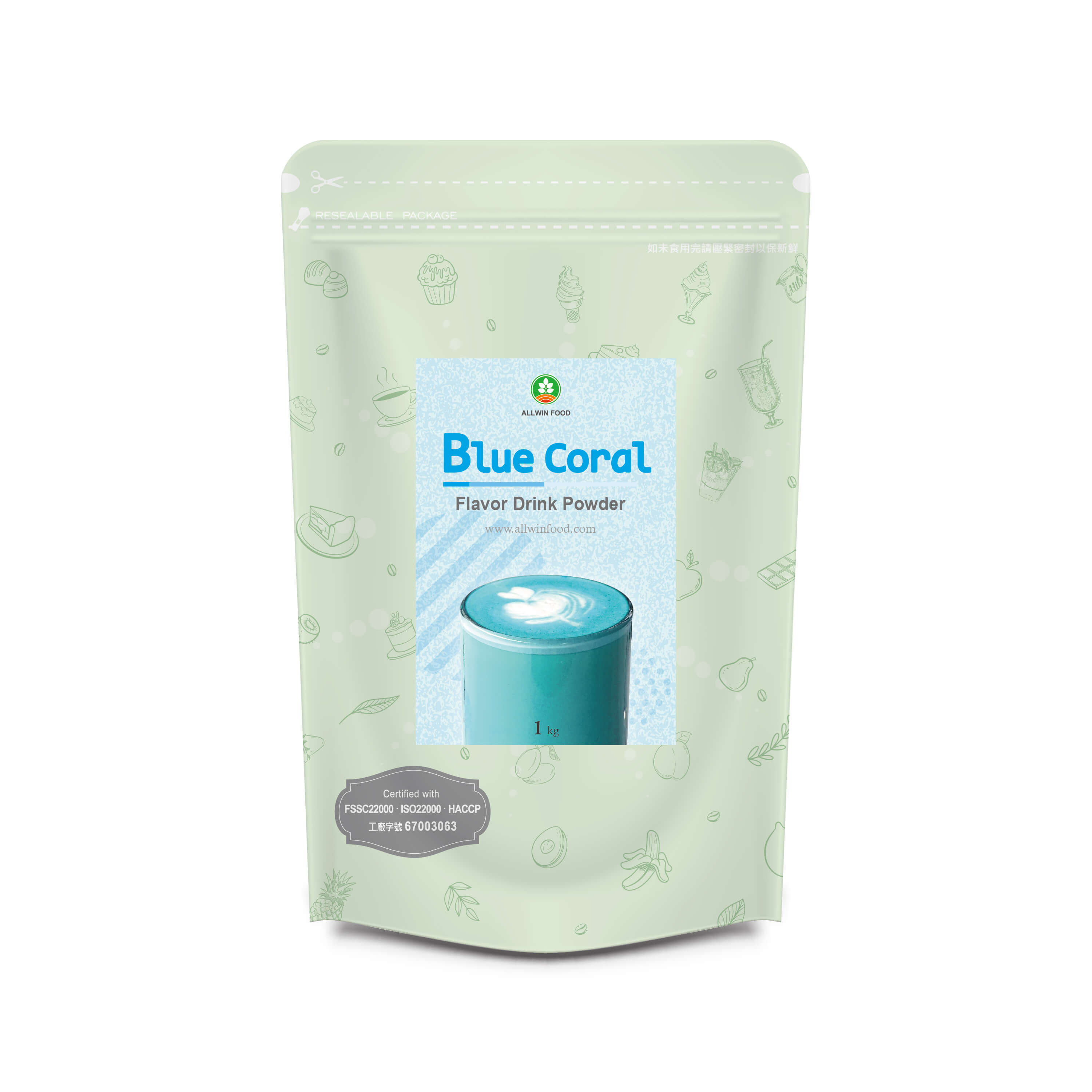 Blue Coral Powder