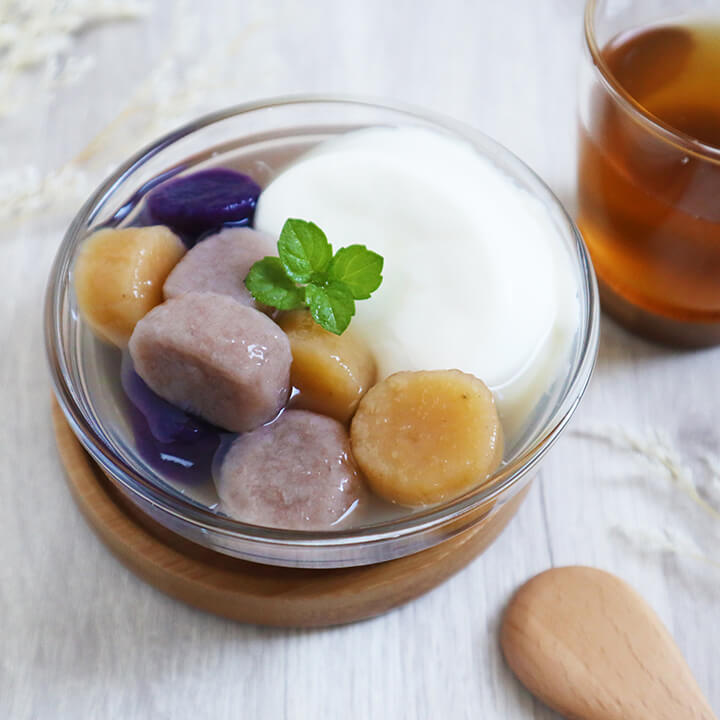 Purple Sweet Potato Balls Powder