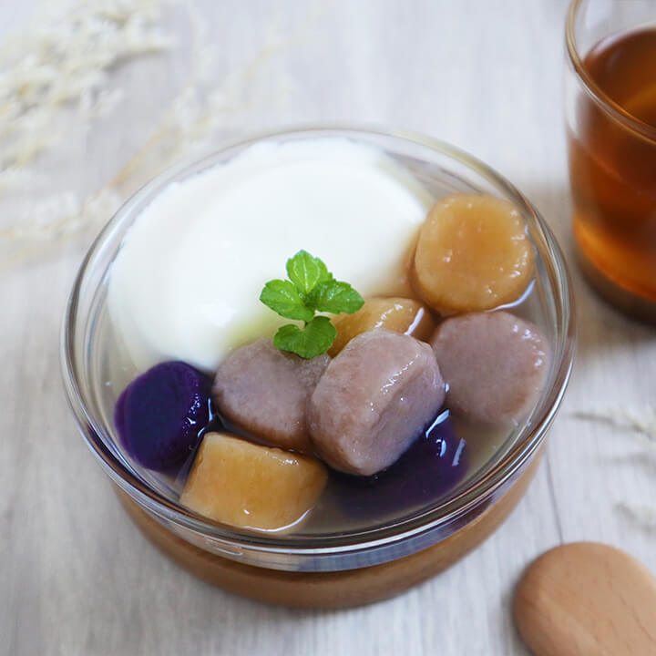 Purple Sweet Potato Balls Powder