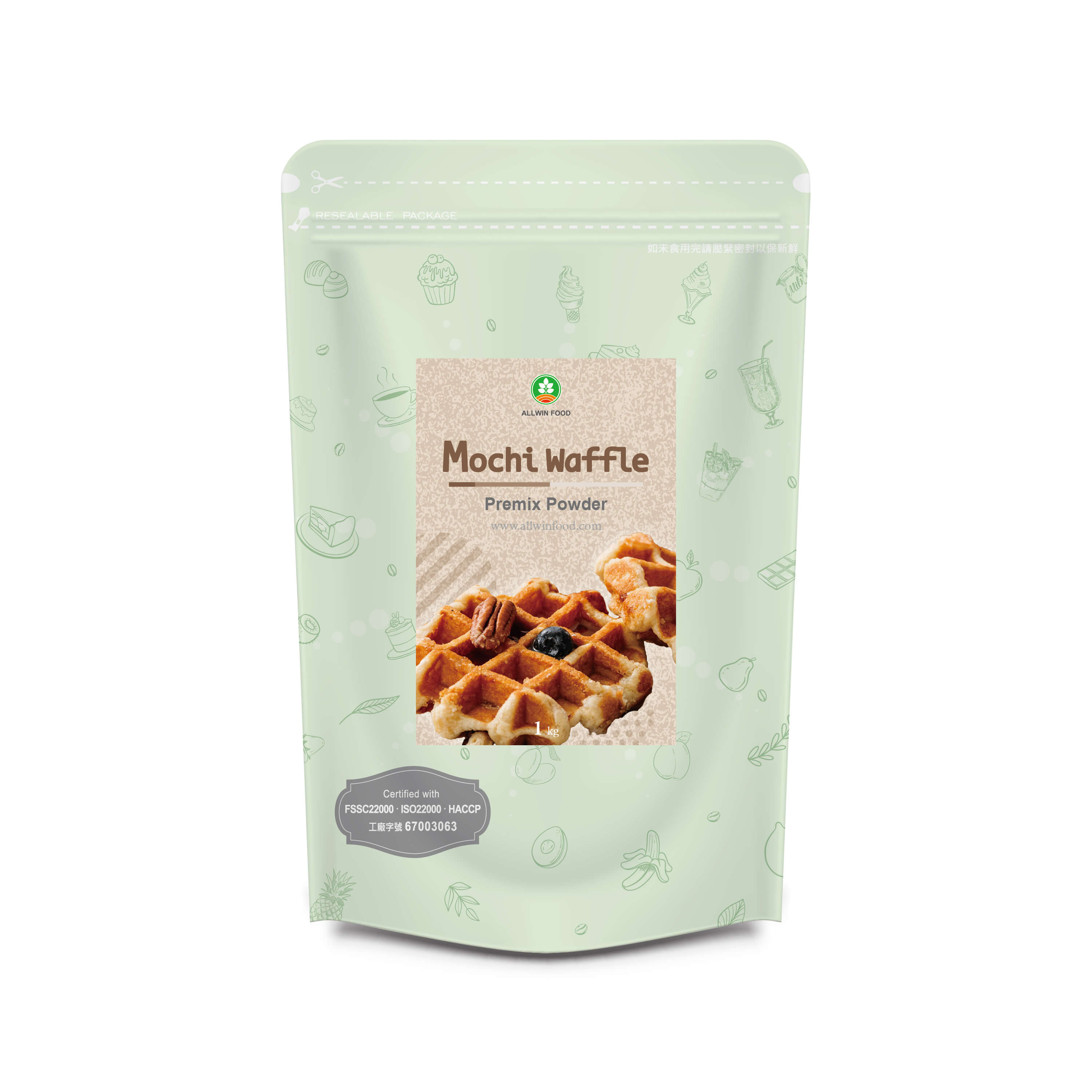 Mochi Waffle Premix Powder